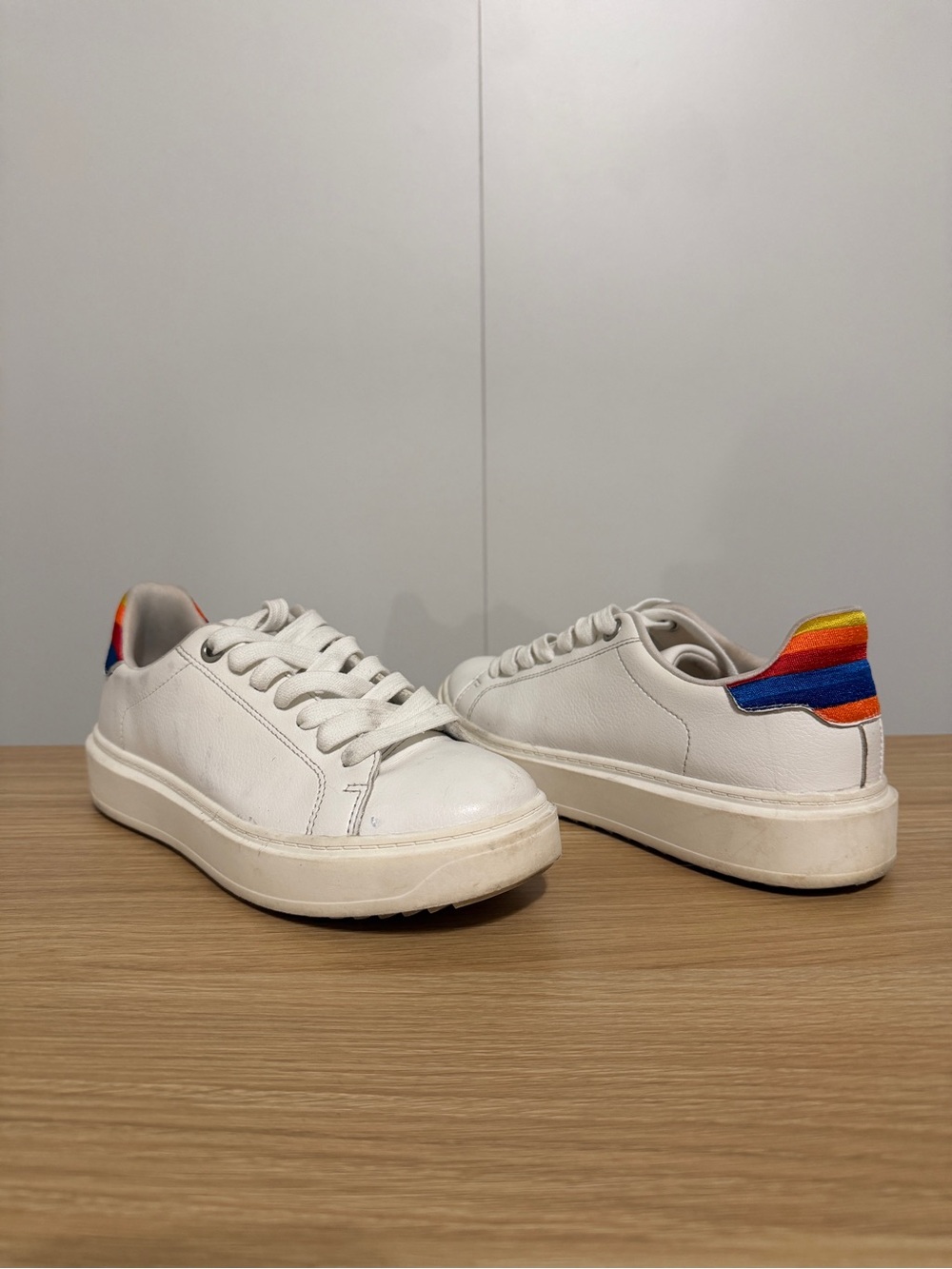 Steve Madden Charlie Rainbow Platform Sneakers, 9.5